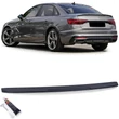 Kép 1/3 - AUDI A4 S4 RS4 B9 limousine matt fekete ABS műanyag csomagtartó spoiler
