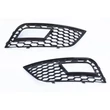 AUDI A4 B8 8K 2012-2015 lakkozott fekete nyitott méhsejtes-rácsos ködlámpa keret betét RS4 stílusban