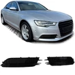 Kép 2/5 - AUDI A6 C7 4G 2010-2014 lakkozott fekete méhsejtes-rácsos ködlámpa keret - betét RS6 stílusban