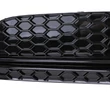Kép 3/5 - AUDI A6 C7 4G 2010-2014 lakkozott fekete méhsejtes-rácsos ködlámpa keret - betét RS6 stílusban