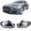 Kép 1/8 - AUDI A6 C7 4G 2011-2015 matt alumínium külső visszapillantó tükörborítás (sávtartóshoz)