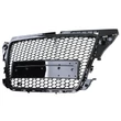 Kép 4/8 - AUDI A3 8P facelift 2008-2013 lakkozott fekete RS stílusú hűtőrács