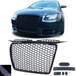 Kép 1/7 - AUDI A3 8P 2005-2008 RS stílusú lakkozott fekete hűtőrács
