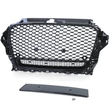 Kép 6/9 - AUDI A3 8V 2012-2016 lakkozott fekete RS stílusú Quattro optikás hűtőrács