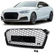 Kép 1/6 - AUDI A5 F5 2016- lakkozott fekete RS stílusú hűtőrács