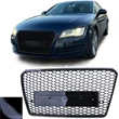 Kép 2/6 - AUDI A7 C7 4G8 Sportback 2010-2014 lakkozott fekete RS stílusú hűtőrács