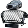 AUDI Q3 8U 2011-2015 lakkozott fekete fényes RS stílusú osztott hűtőrács