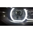 Kép 6/7 - BMW F30 F31 DTM M4 SMD LED fehér angel eye szett gyári halogénlámpához