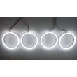 Kép 3/3 - Univerzális 120mm 240SMD LED OPAL fehér angel eye szett