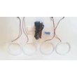 Kép 1/6 - BMW E39 facelift 228SMD LED OPAL fehér angel eye