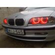 Kép 5/11 - BMW 131mm 45SMD RGB LED színváltós multicolor angel eye E36 E38 E39 E46 xenonlámpás