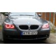 Kép 4/10 - BMW E60 E61 H7 45SMD RGB OPAL LED színváltós multicolor angel eye karika szett