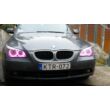 Kép 6/10 - BMW E60 E61 H7 45SMD RGB OPAL LED színváltós multicolor angel eye karika szett