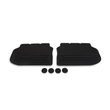 Kép 1/3 - Gyári BMW F10 F11 2010-2013 Allweather tépőzáras fekete hátsó gumiszőnyeg szett 51472153889