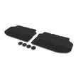 Kép 2/3 - Gyári BMW F10 F11 2010-2013 Allweather tépőzáras fekete hátsó gumiszőnyeg szett 51472153889