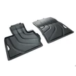 Kép 2/3 - Gyári BMW F25 X3 F26 X4 Allweather tépőzáras fekete első gumiszőnyeg szett 51472458442