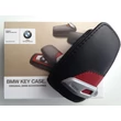 Kép 2/2 - Gyári BMW piros bőr kulcstok 82292219909