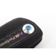 Kép 2/4 - Gyári BMW M performance carbon alcantara bőr kulcstartó tok 82292355519