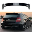 BMW E81 E87 lakkozott fekete hátsó ablak spoiler