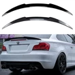 Kép 1/3 - BMW E82 coupe facelift 2007-2013 CS stílusú lakkozott fekete csomagtartó spoiler