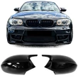BMW E87 2004-2007 / E82 E88 2007-2011 lakkozott fekete visszapillantó tükörborítás