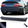 BMW E46 limousine CSL stílusú lakk fekete Ducktail csomagtartó spoiler toldat