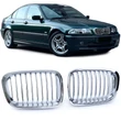 Kép 1/8 - BMW E46 1998-2001 limousine touring compact facelift előtti teli króm vese