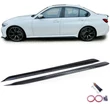 Kép 1/8 - BMW G20 G21 M Performance stílusú lakkozott fekete alsó küszöb spoiler szett