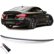 Kép 1/6 - BMW F32 coupe M4 Performance stílusú lakkozott fekete csomagtartó spoiler