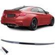 BMW F32 coupe M4 CS stílusú lakkozott fekete csomagtartó spoiler