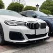 Kép 4/5 - BMW G30 G31 Facelift M-packet M Performance stílusú 3 részes lakkozott fekete koptató lippe