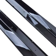 Kép 4/7 - BMW G30 G31 M Performance stílusú lakkozott fekete alsó küszöb spoiler szett