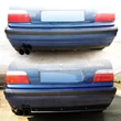 Kép 2/2 - BMW E36 sima gyári lökhárítóba M3 style utángyártott műanyag diffúzor