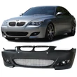 Kép 1/2 - BMW E60 E61 M Packet ABS utángyártott első lökhárító spoiler szett PDC SRA kivitel + HB3 ködlámpa