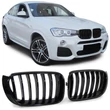 BMW F25 X3 F26 X4 facelift 2014-2018 lakkozott fekete vese