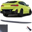BMW G02 X4 CS stílusú carbon look csomagtartó spoiler
