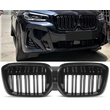 Kép 2/2 - BMW G08 iX3 2021- Facelift lakkozott fekete M4 stílusú vese
