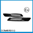 Kép 1/3 - BMW F10 style LED-es oldalindex fehér menetfény funkcióval, fekete-átlátszó
