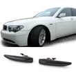 Kép 1/3 - BMW E65 E66 E67 füst fekete burás futófényes SMD LED oldalindex szett