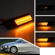 Kép 3/3 - BMW E34 1988-1994 E36 1990-1995 facelift előtti átlátszó burás futófényes SMD LED oldalindex szett