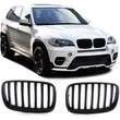 Kép 1/5 - BMW E70 X5 E71 X6 matt fekete vese