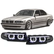 Kép 1/4 - BMW E38 H1/H1 projektoros angel eye fényszóró lámpa pár