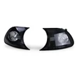 Kép 1/4 - BMW E46 1999-2001 coupe cabrio fekete átlátszó burás első index pár