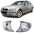 Kép 1/3 - BMW E46 2001-2005 limousine touring króm átlátszó burás első index pár