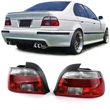 Kép 1/6 - BMW E39 2000-2003 LCI limousine piros fehér gyári jellgű hátsó lámpa pár