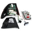 Kép 3/4 - BMW E46 2001-2005 limousine piros fehér LED-es hátsó lámpa pár