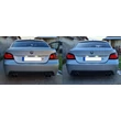 Kép 4/4 - BMW E60 limousine piros fekete füst Lightbar LED-es hátsó lámpa pár