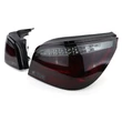 Kép 2/4 - BMW E60 LCI 2007-2010 limousine piros fekete füst Lightbar LED-es hátsó lámpa pár