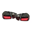 Kép 2/5 - BMW E90 LED fekete füst burás hátsó lámpa pár