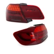 Kép 2/6 - BMW E92 2006-2010 piros füst LCI optikás átlátszó burás Lightbar LED-es hátsó lámpa pár